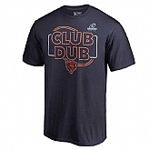 Men's Bears Navy 2018 NFL Playoffs Cub Dub T-Shirt,baseball caps,new era cap wholesale,wholesale hats